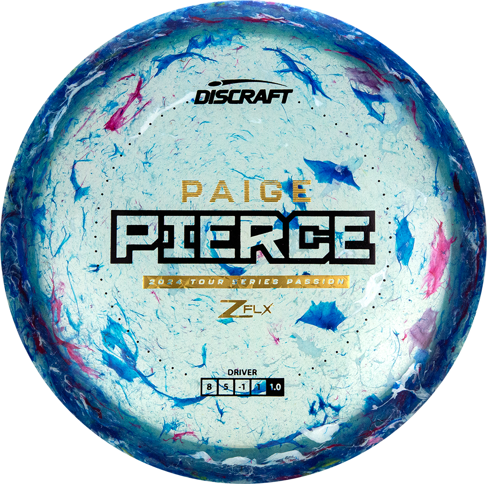 Discraft Limited Edition 2024 Tour Series Paige Pierce Jawbreaker Elite Z FLX Passion Fairway Driver Golf Disc