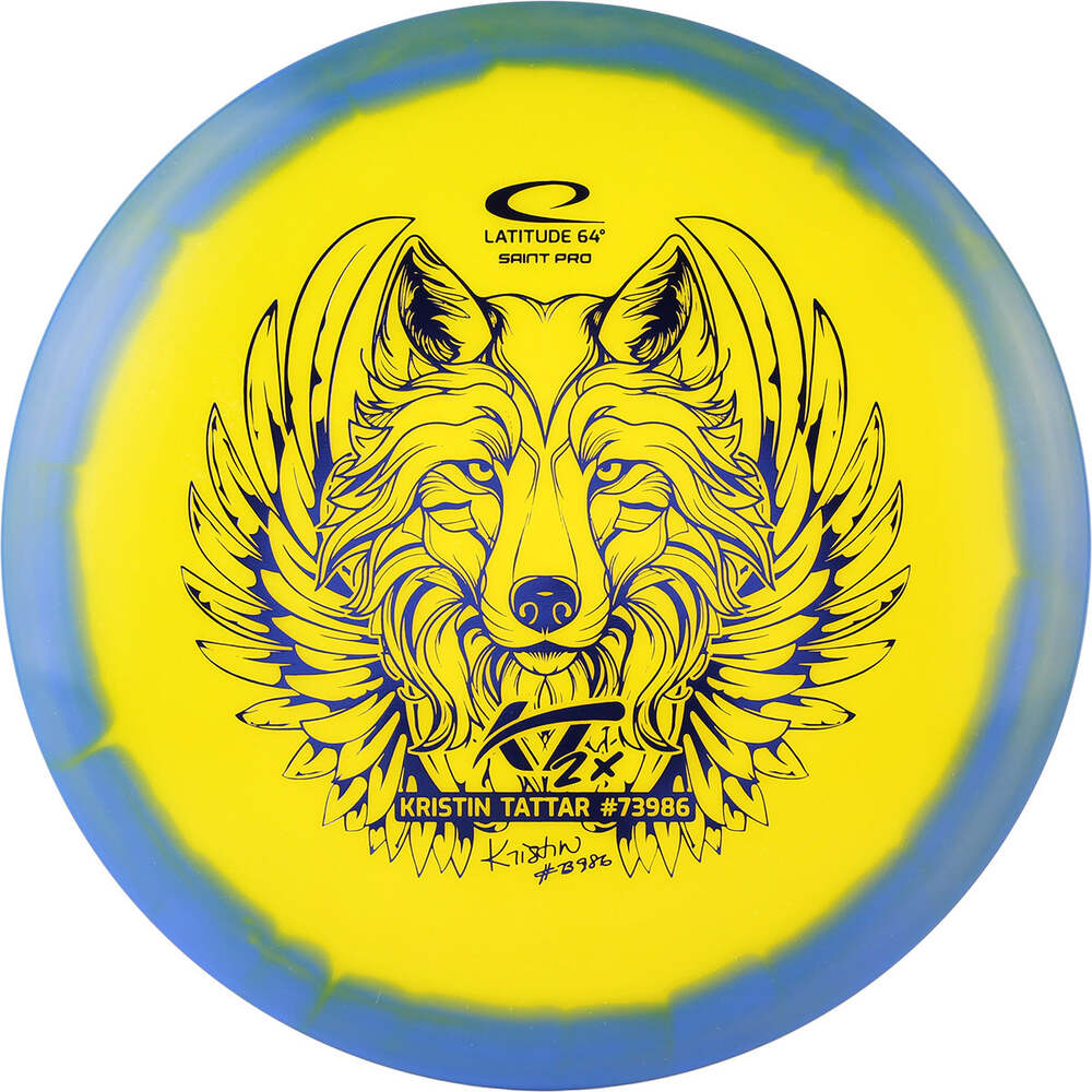 Latitude 64 Limited Edition 2024 Team Series Kristin Tattar Gold Orbit Saint Pro Fairway Driver Golf Disc