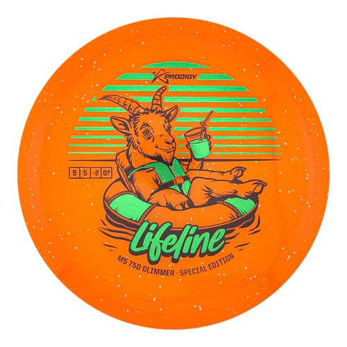 Prodigy Limited Edition Lifeline Stamp Glimmer 750 Series M5 Midrange Golf Disc