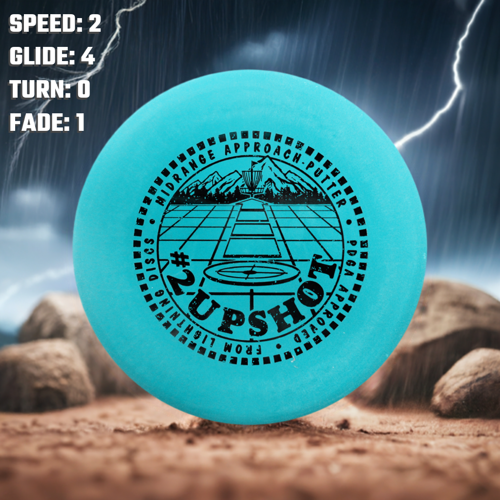 Lightning Strikeout Standard #2 Upshot Putter Golf Disc