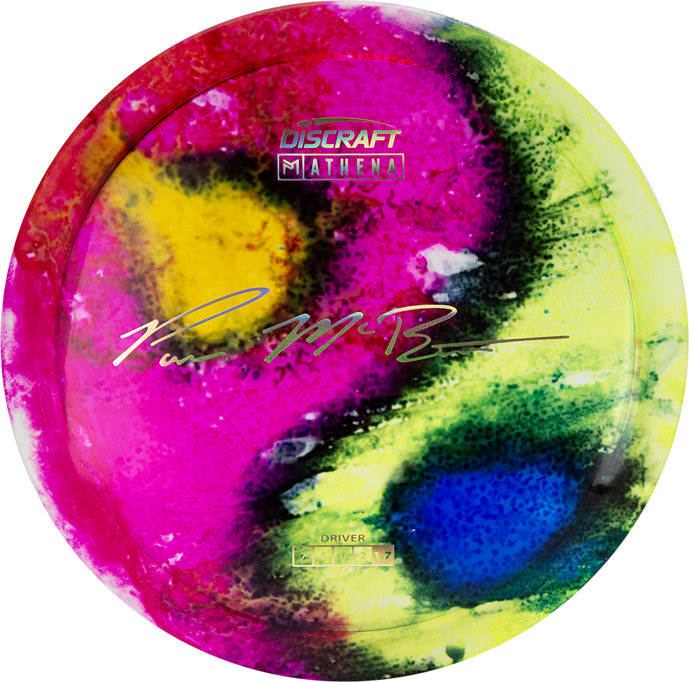 Discraft Paul McBeth Signature Fly Dye Elite Z Athena Fairway Driver Golf Disc