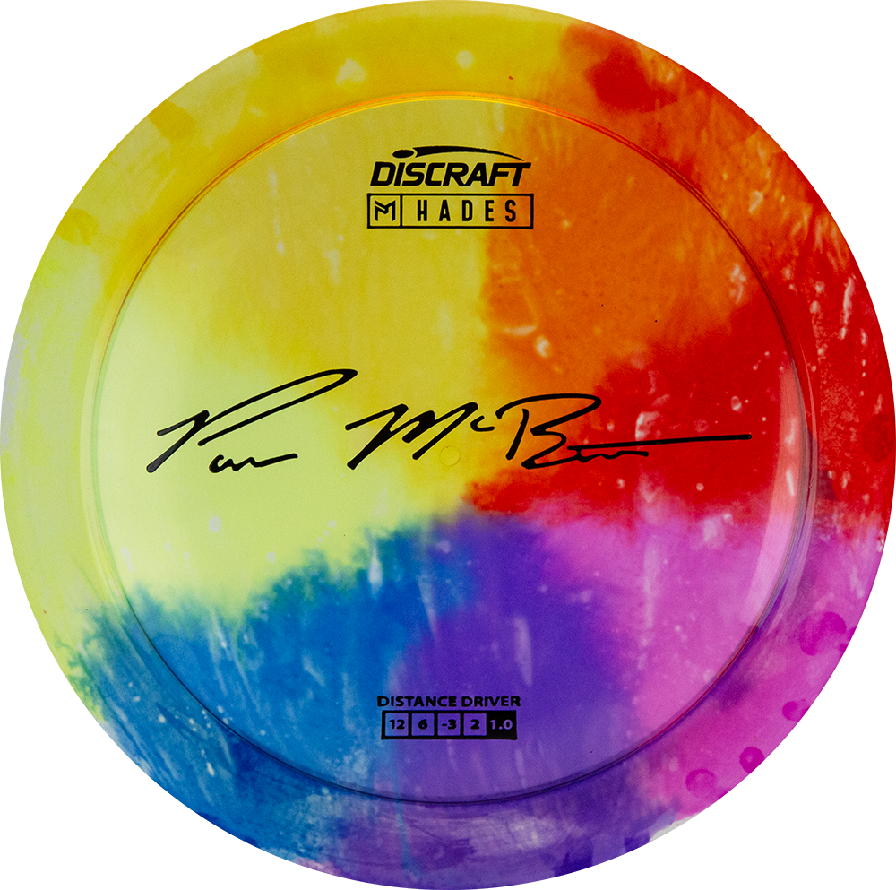 Discraft Paul McBeth Signature Fly Dye Elite Z Hades Distance Driver Golf Disc