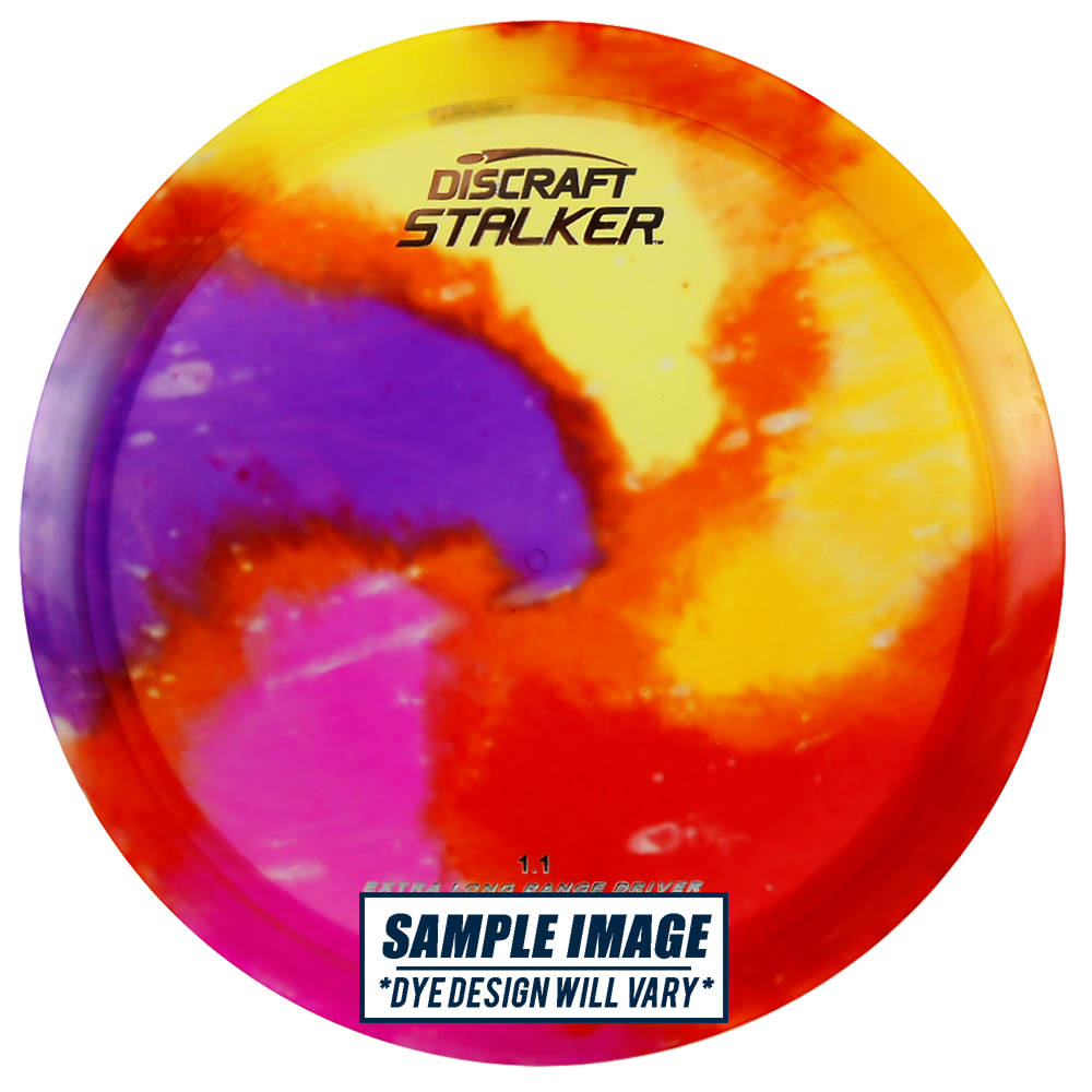 Discraft Fly Dye Elite Z Stalker Fairway Driver Golf Disc