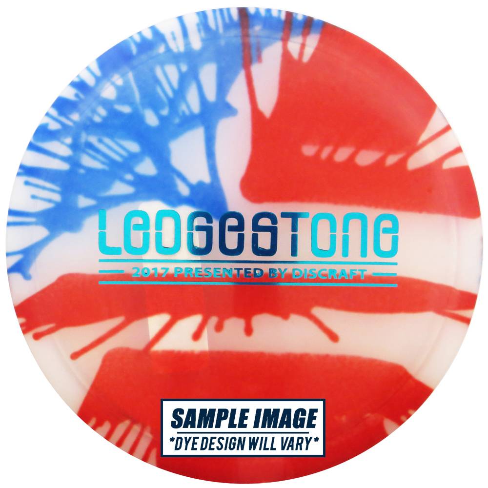 Discraft Limited Edition 2017 Ledgestone Open Fly Dye Flag Elite Z Buzzz Midrange Golf Disc
