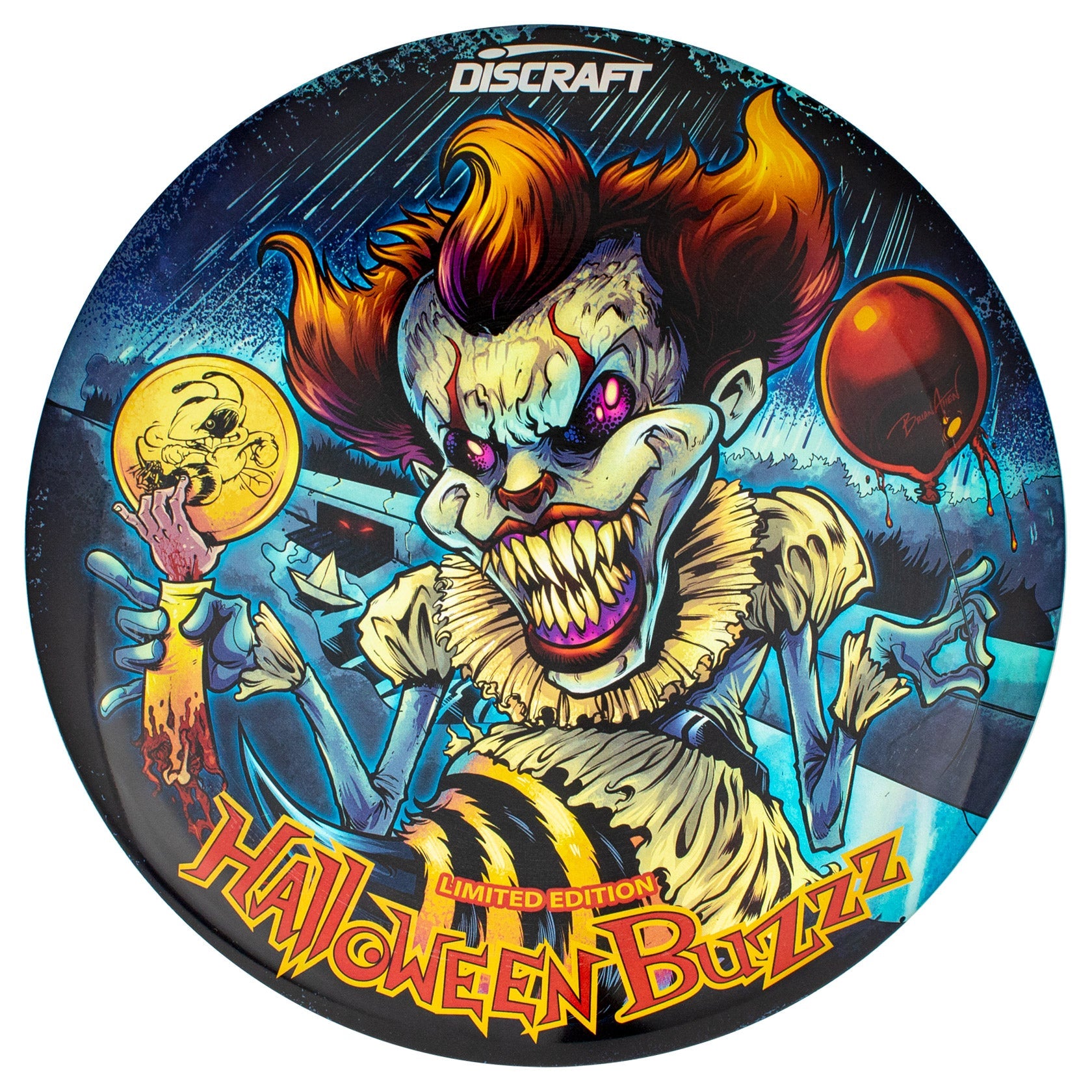 Discraft Limited Edition 2019 Halloween SuperColor ESP Buzzz Midrange Golf Disc