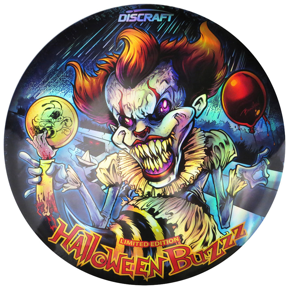 Discraft Limited Edition 2019 Halloween Full Foil SuperColor ESP Buzzz Midrange Golf Disc