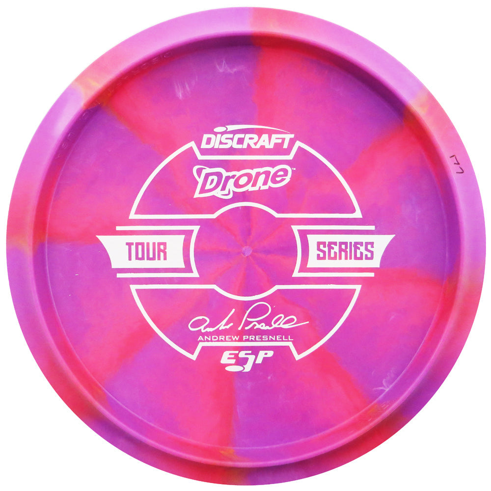 Discraft Limited Edition 2019 Tour Series Andrew Presnell Understamp Swirl ESP Drone Midrange Golf Disc