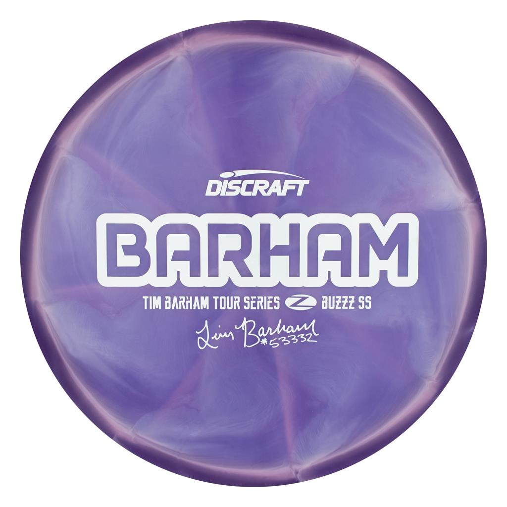 Discraft Limited Edition 2020 Tour Series Tim Barham Swirl Elite Z Buzzz SS Midrange Golf Disc