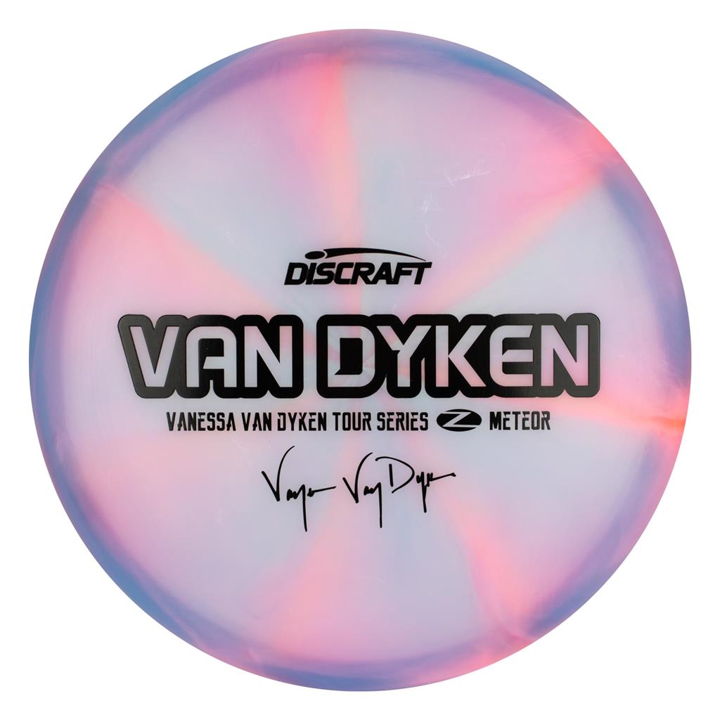 Discraft Limited Edition 2020 Tour Series Vanessa Van Dyken Swirl Elite Z Meteor Midrange Golf Disc