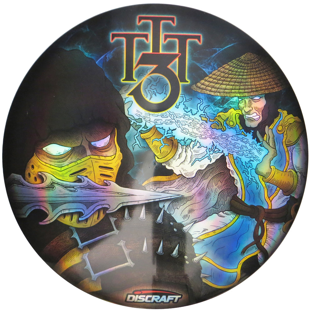 Discraft Limited Edition 2020 Twin Town Throwdown Mortal Kombat Full Foil SuperColor ESP Buzzz Midrange Golf Disc