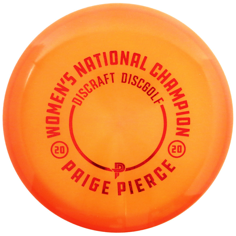 Discraft Limited Edition 2020 Women's National Champion Paige Pierce Glo CryZtal Z Fierce Putter Golf Disc