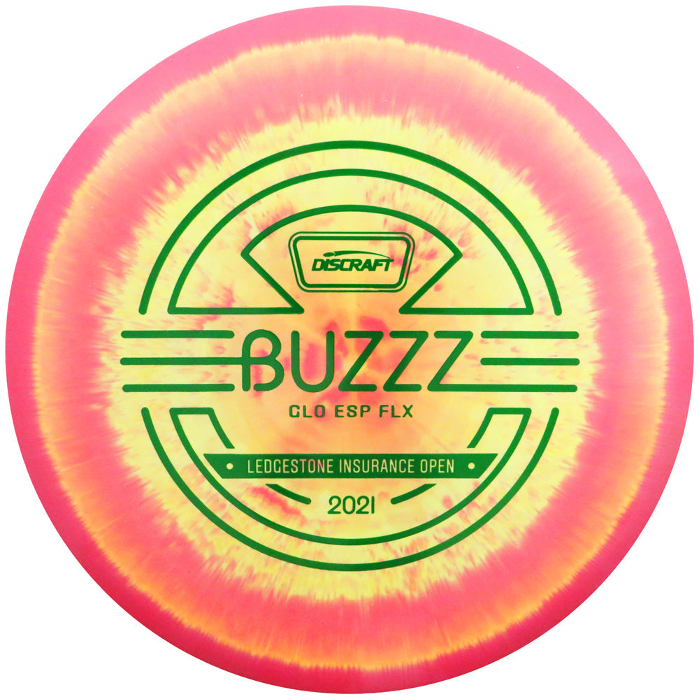 Discraft Limited Edition 2021 Ledgestone Open Glo ESP FLX Buzzz Midrange Golf Disc