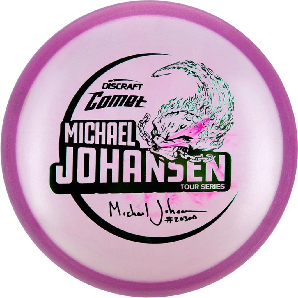 Discraft Limited Edition 2021 Tour Series Michael Johansen Metallic Tour Z Comet Midrange Golf Disc