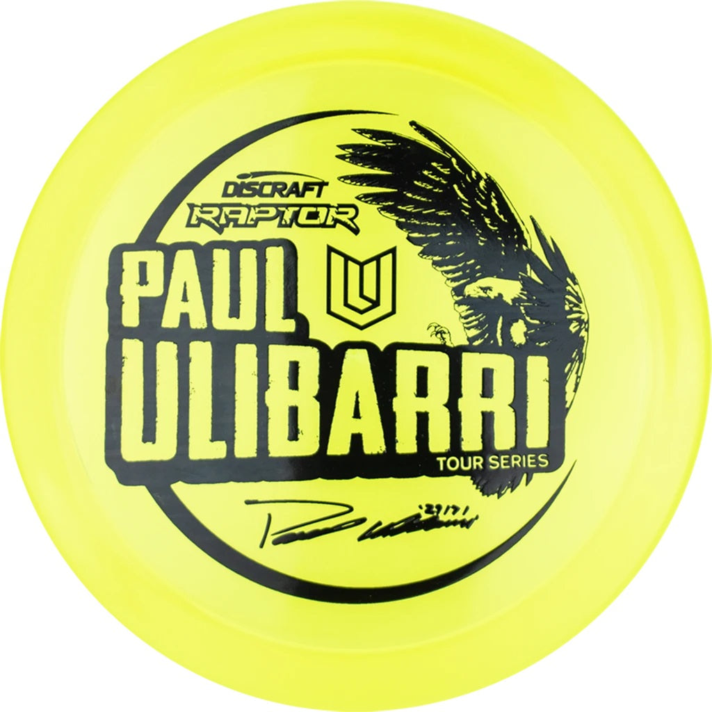 Discraft Limited Edition 2021 Tour Series Paul Ulibarri Metallic Tour Z Raptor Distance Driver Golf Disc