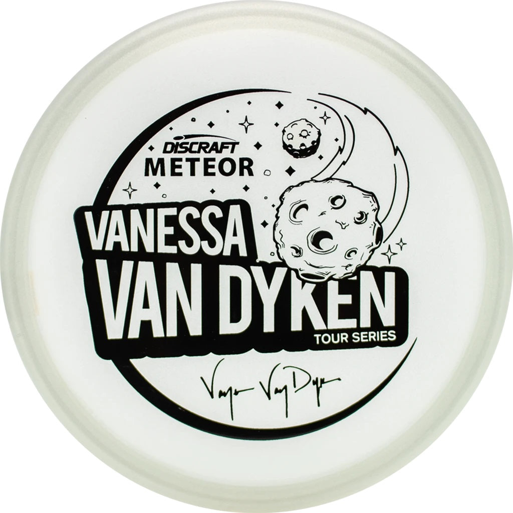 Discraft Limited Edition 2021 Tour Series Vanessa Van Dyken Metallic Tour Z Meteor Midrange Golf Disc