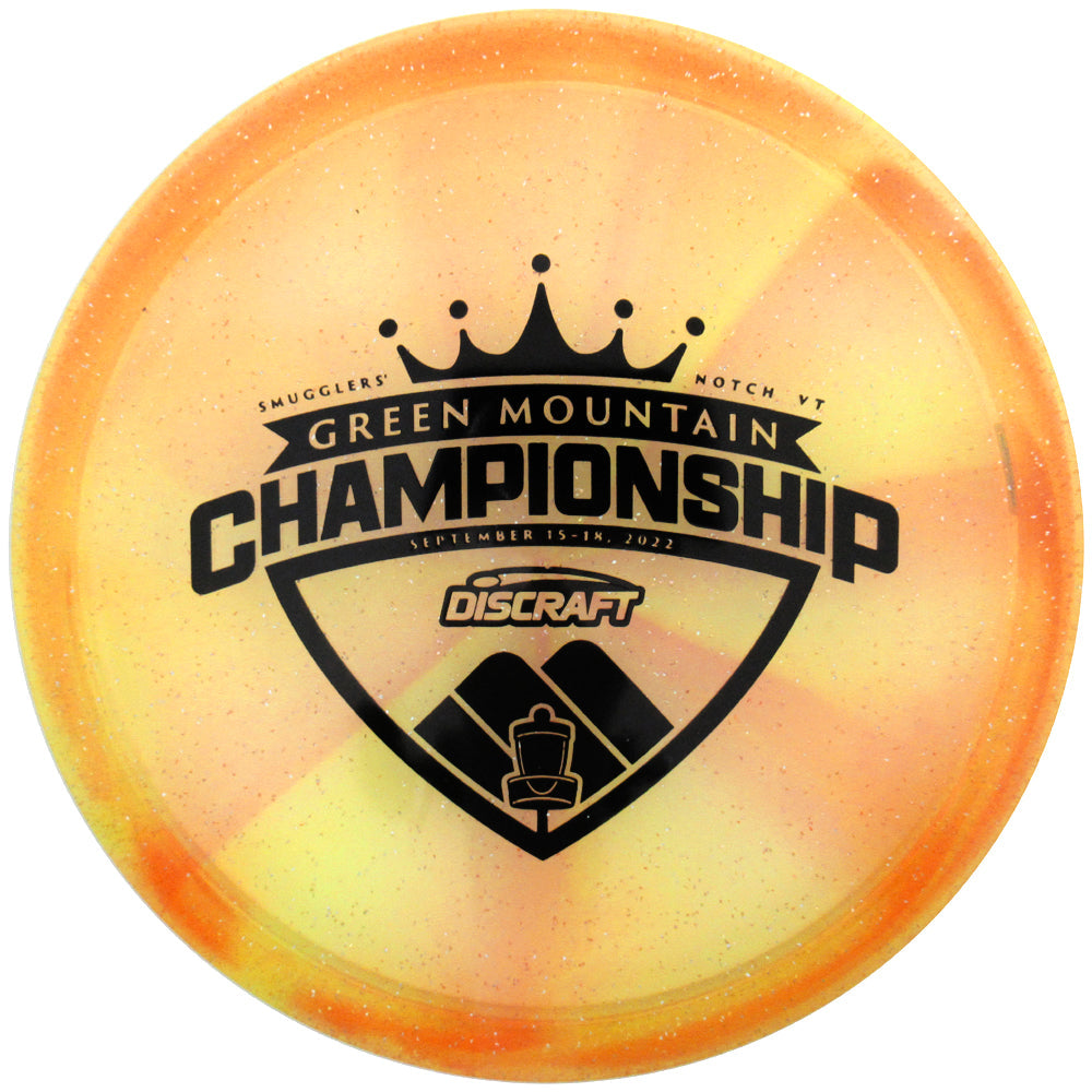 Discraft Limited Edition 2022 Green Mountain Championship Sparkle Swirl CryZtal Z Buzzz Midrange Golf Disc