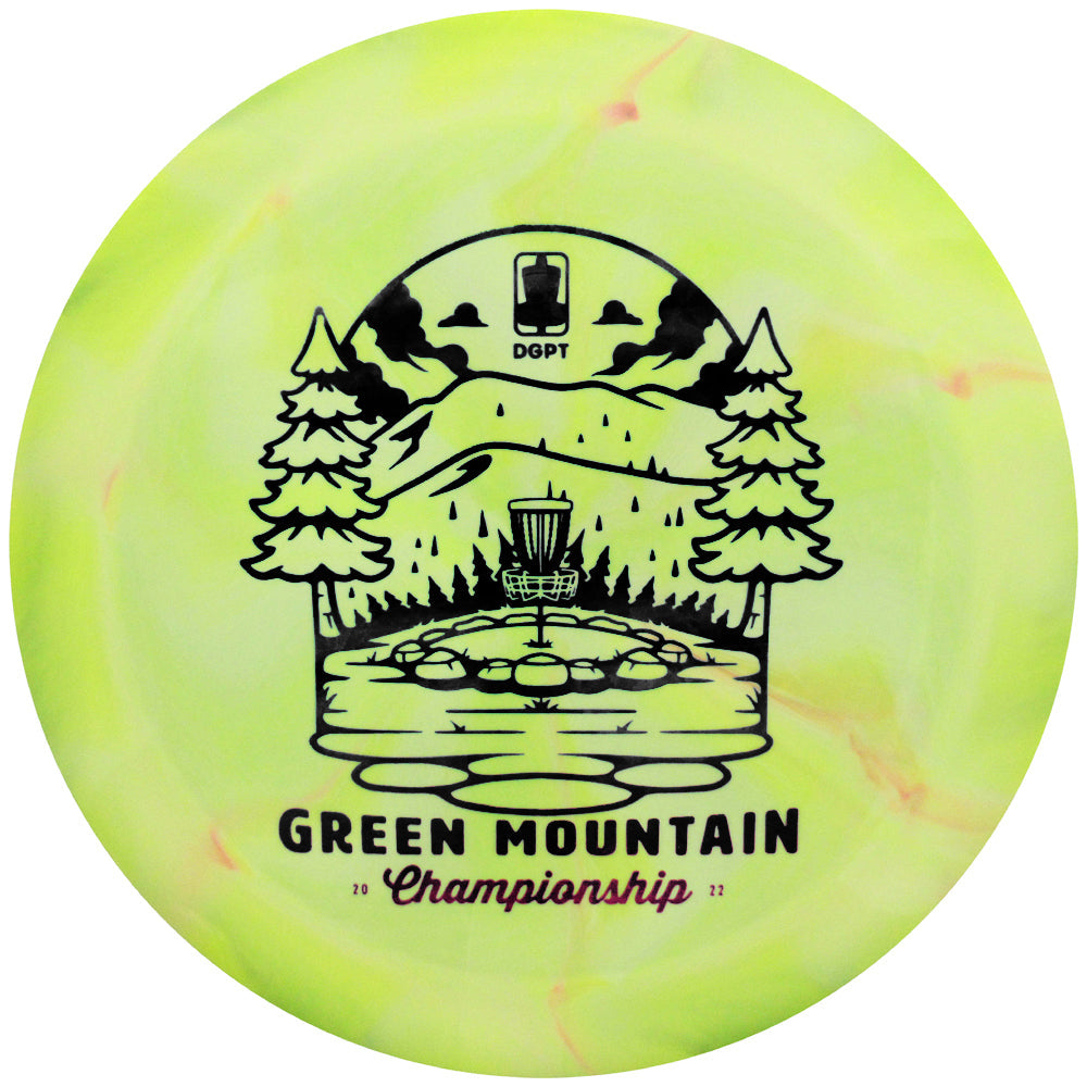 Discraft Limited Edition 2022 Green Mountain Championship Swirl ESP Nuke Distance Driver Golf Disc