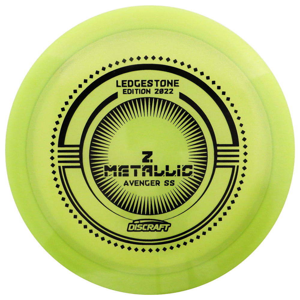 Discraft Limited Edition 2022 Ledgestone Open Metallic Elite Z Avenger SS Distance Driver Golf Disc