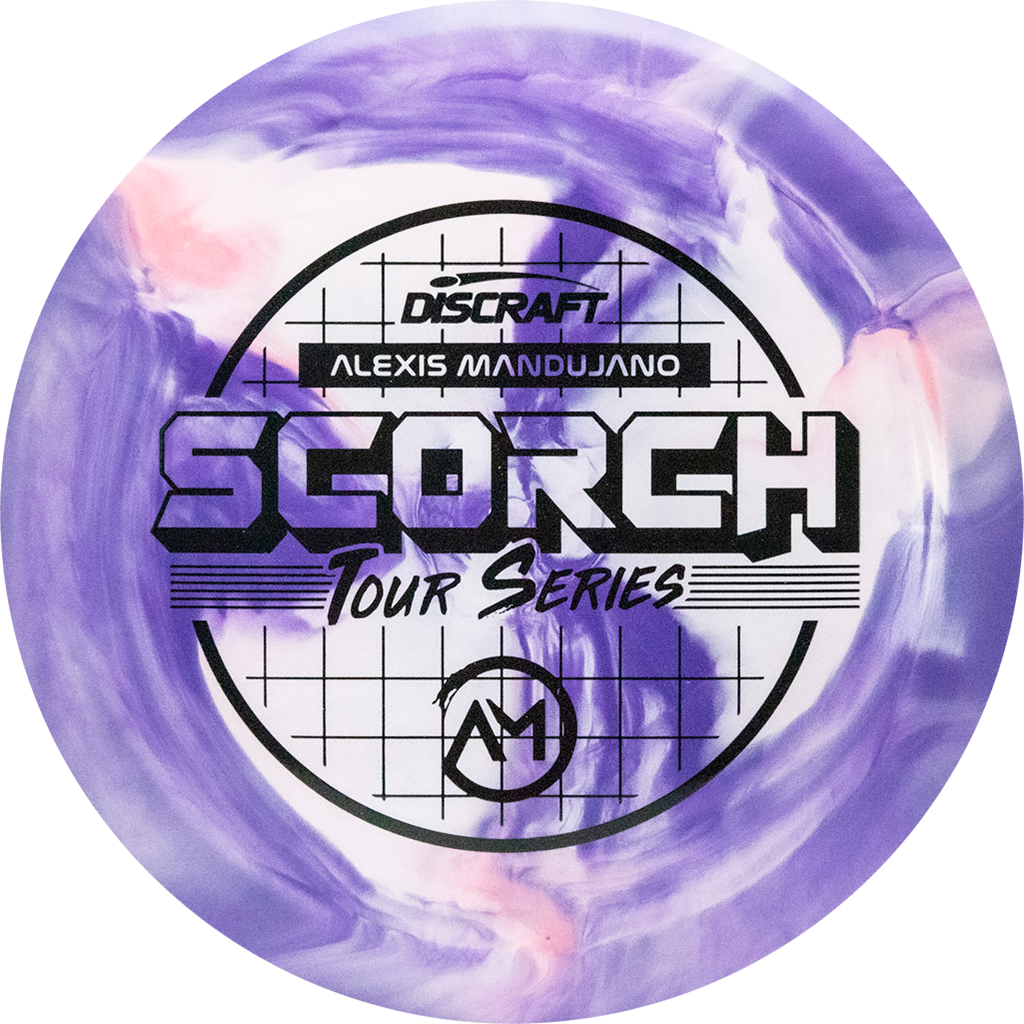 Discraft Limited Edition 2022 Tour Series Alexis Mandujano Swirl ESP Scorch Distance Driver Golf Disc