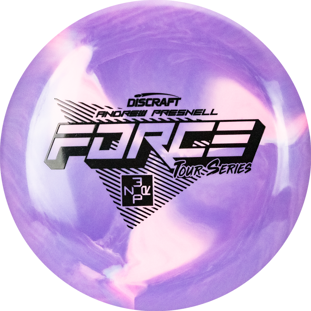 Discraft Limited Edition 2022 Tour Series Andrew Presnell Swirl ESP Force Distance Driver Golf Disc