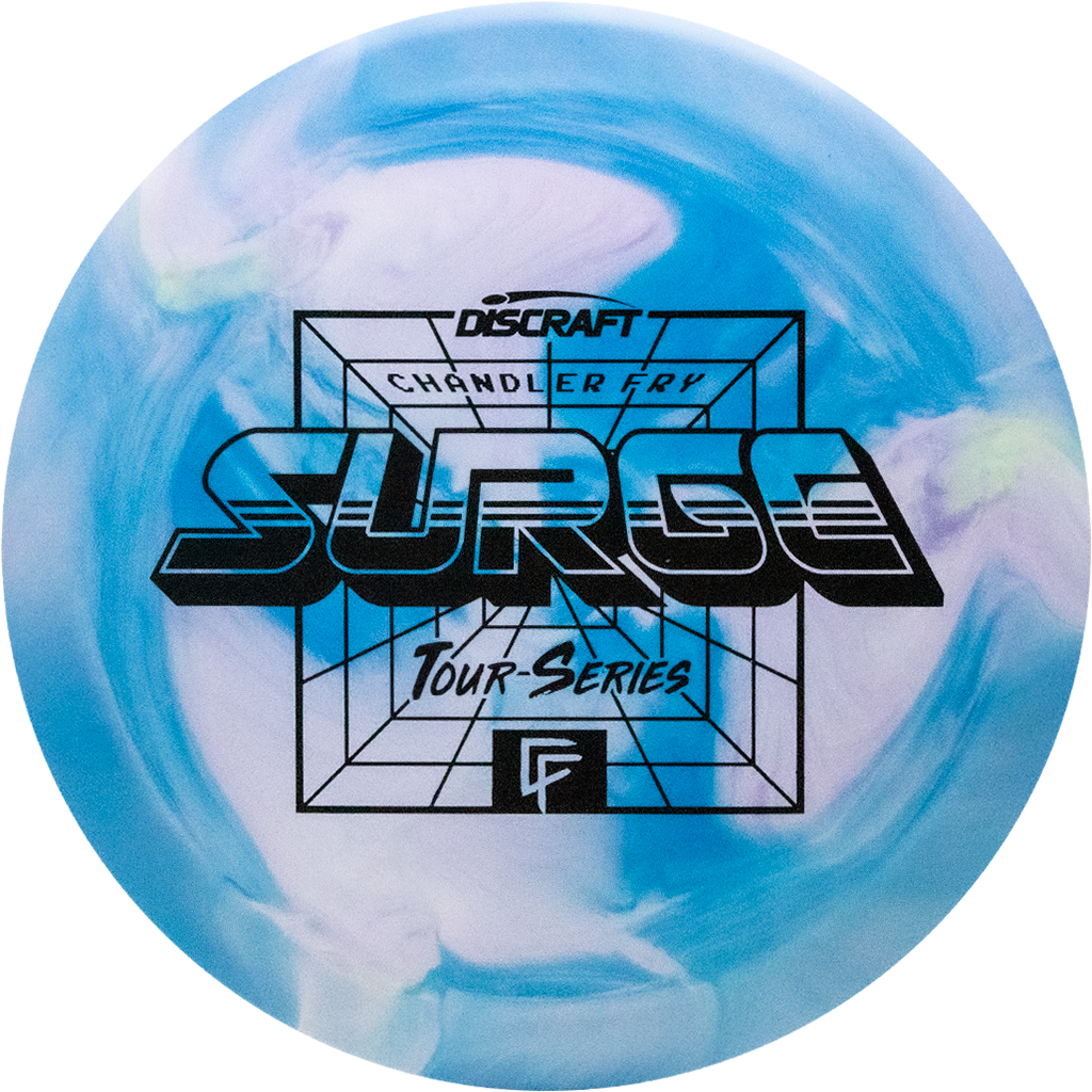 Discraft Limited Edition 2022 Tour Series Chandler Fry Swirl ESP Surge Distance Driver Golf Disc