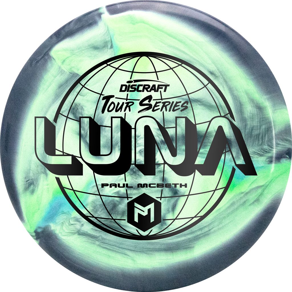 Discraft Limited Edition 2022 Tour Series Paul McBeth Swirl ESP Luna Putter Golf Disc