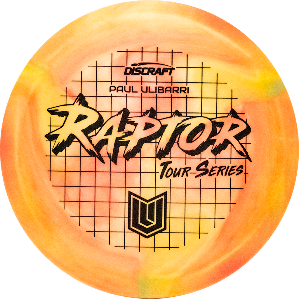 Discraft Limited Edition 2022 Tour Series Paul Ulibarri Swirl ESP Raptor Distance Driver Golf Disc
