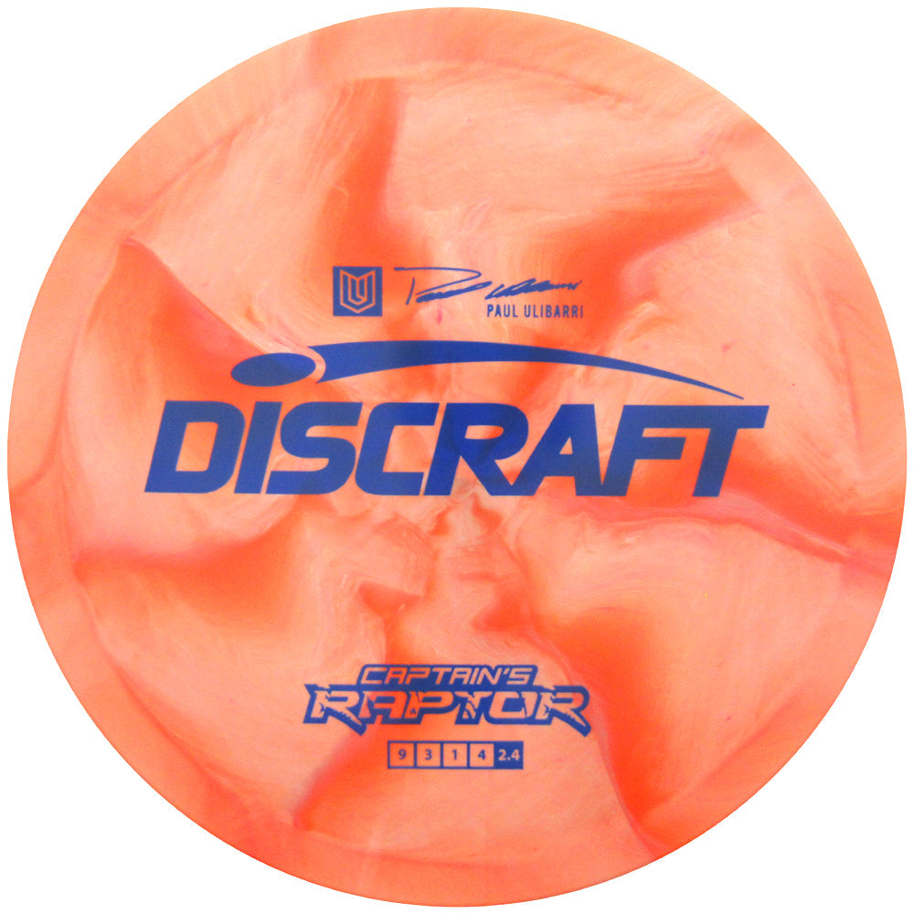 Discraft Limited Edition 2022 Paul Ulibarri Captain's Special Blend ESP Raptor Distance Driver Golf Disc