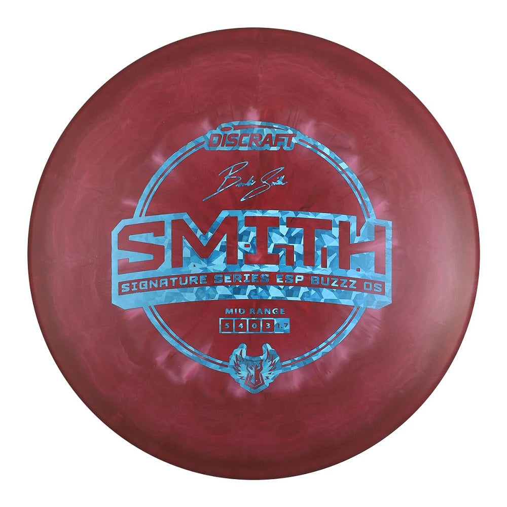 Discraft Limited Edition 2023 Signature Series Brodie Smith Swirl ESP Buzzz OS Midrange Golf Disc