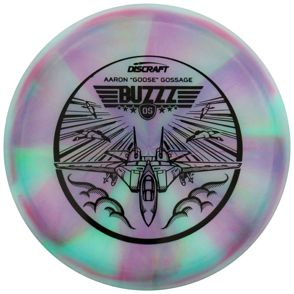 Discraft Limited Edition 2023 Elite Team Aaron Gossage Swirl Elite Z Buzzz OS Midrange Golf Disc