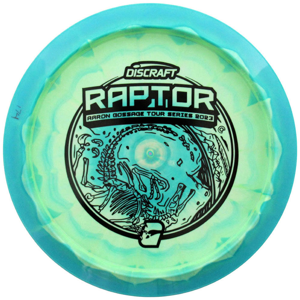 Discraft Limited Edition 2023 Tour Series Aaron Gossage Understamp Swirl ESP Raptor Distance Driver Golf Disc