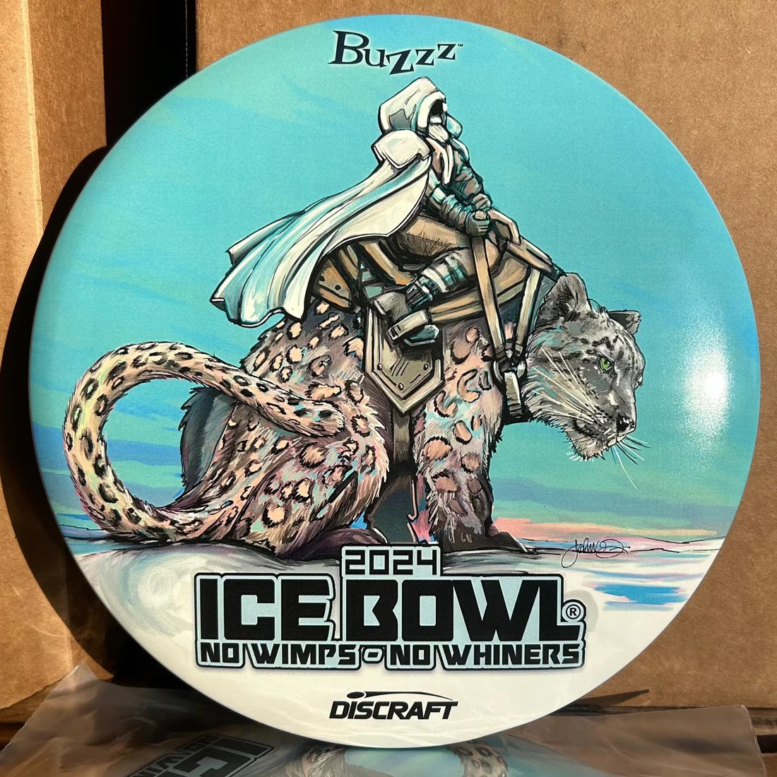 Discraft Limited Edition 2024 Ice Bowl SuperColor ESP Buzzz Midrange Golf Disc