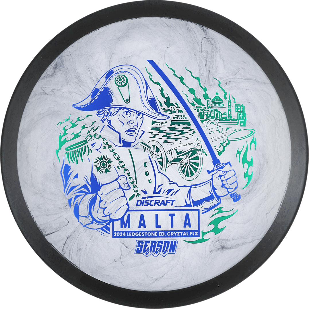 Discraft Limited Edition 2024 Ledgestone Open CryZtal Z FLX Malta Midrange Golf Disc