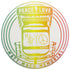 Discraft Limited Edition Matt Mayo Memorial Peace & Love SuperColor ESP Buzzz Midrange Golf Disc - Rasta
