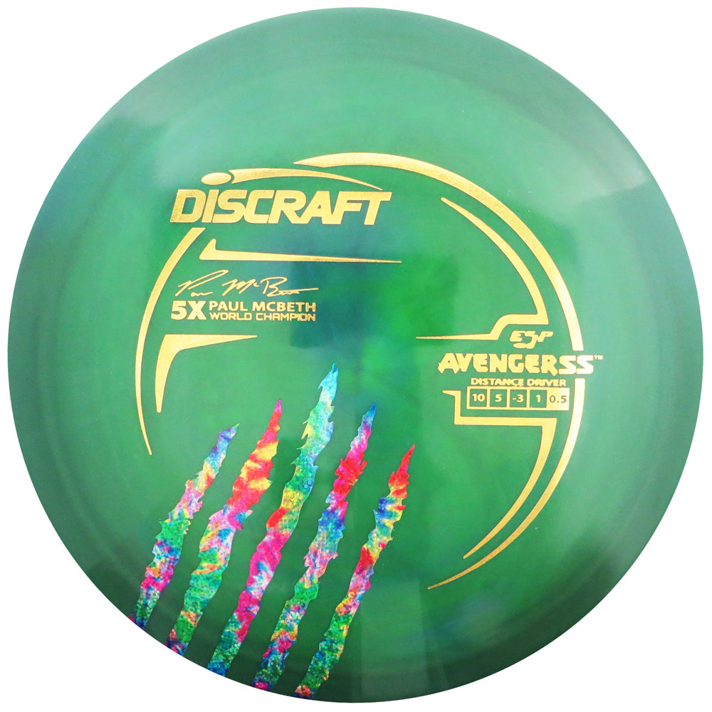 Discraft Limited Edition Paul McBeth 5X Signature ESP Avenger SS Distance Driver Golf Disc