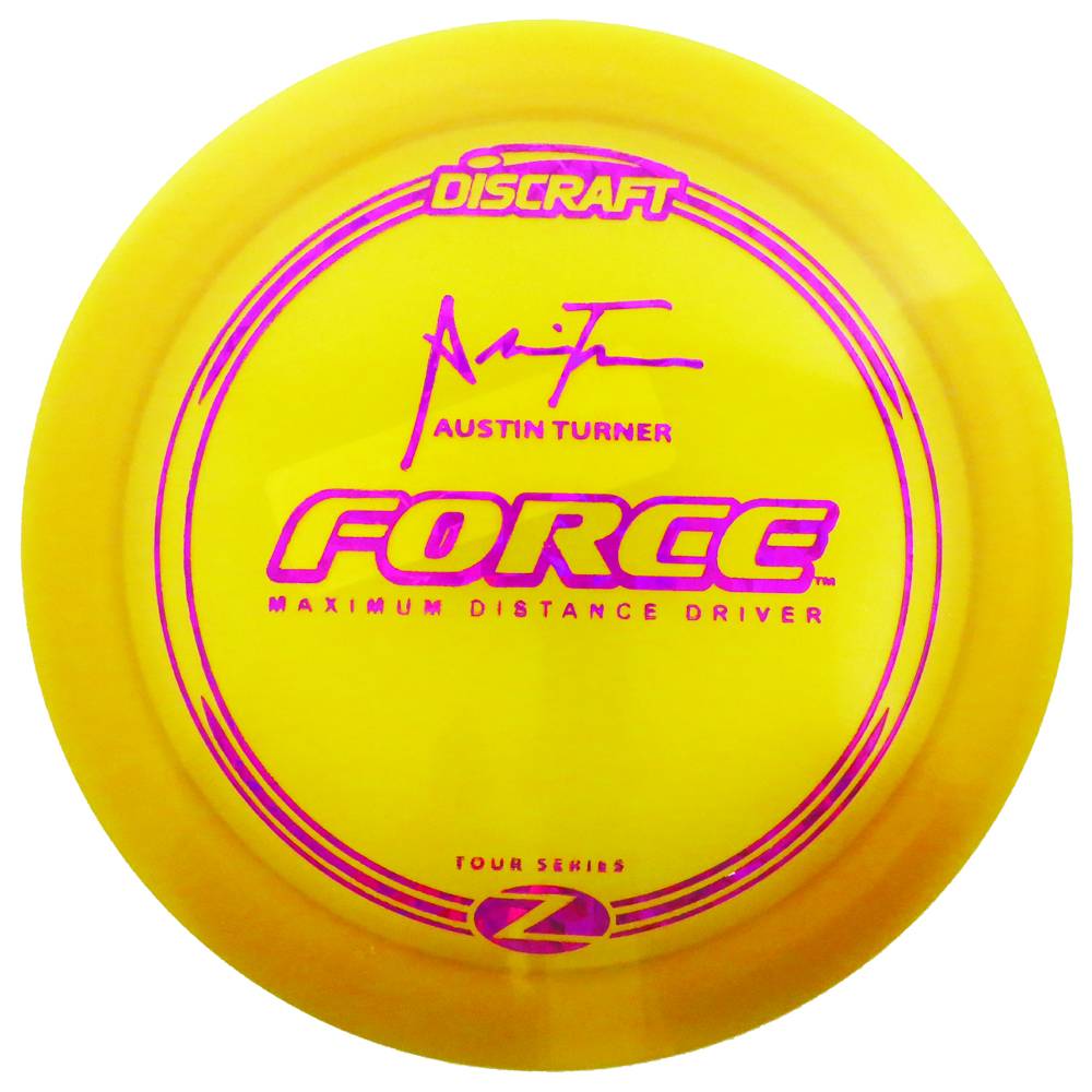 Discraft Limited Edition Tour Series Signature Austin Turner Elite Z Force Distance Driver Golf Disc