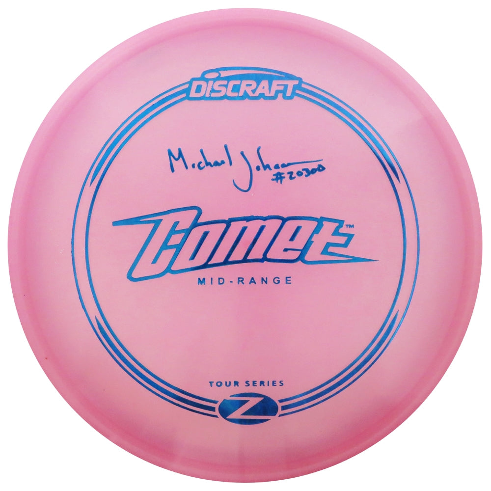 Discraft Limited Edition Tour Series Signature Michael Johansen Elite Z Comet Midrange Golf Disc