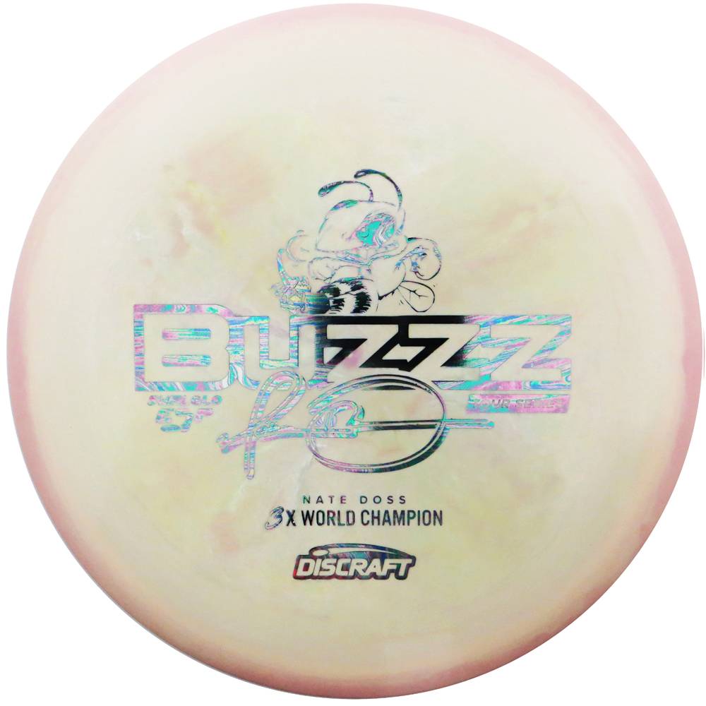 Discraft Limited Edition 2018 Tour Series Signature Nate Doss Swirl Glo ESP Buzzz Midrange Golf Disc