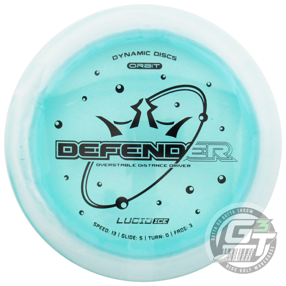 Dynamic Discs Lucid Ice Orbit Defender Distance Driver Golf Disc