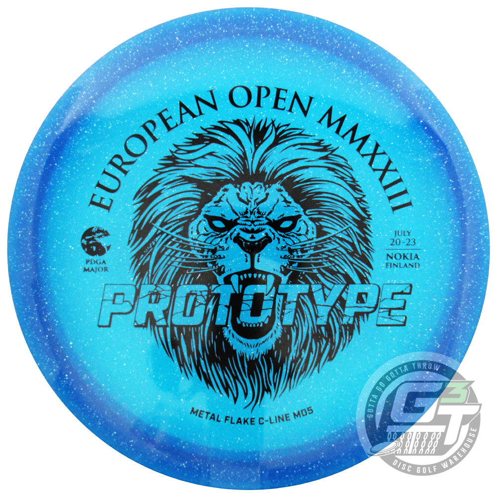 Discmania Limited Edition 2023 European Open Protype Metal Flake C-Line MD5 Midrange Golf Disc