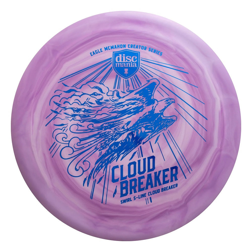 Discmania 2024 Creator Series Eagle McMahon Swirl S-Line Cloud Breaker Distance Driver Golf Disc