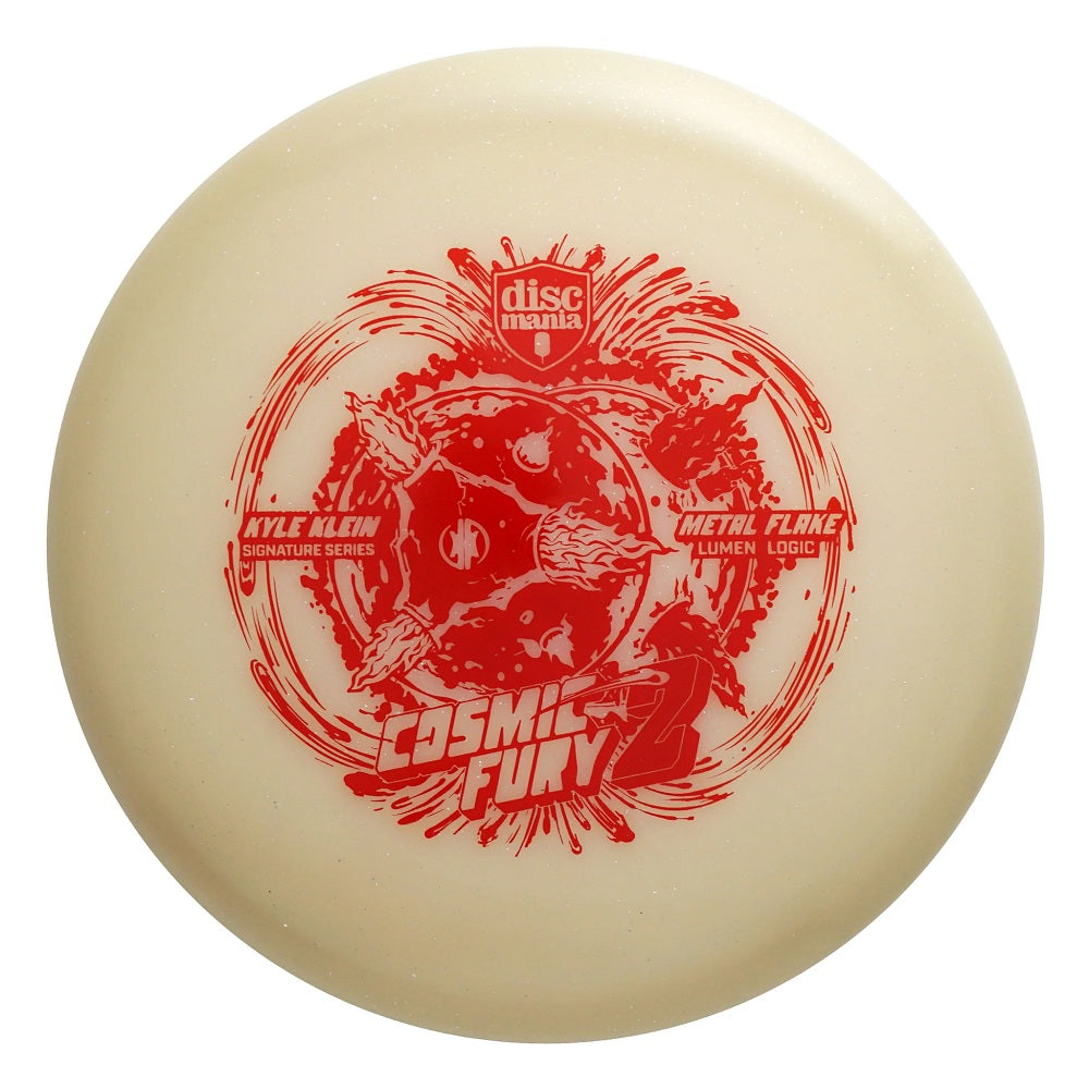 Discmania Limited Edition 2024 Signature Kyle Klein Cosmic Fury II Metal Flake Glow Lumen Neo Logic Putter Golf Disc