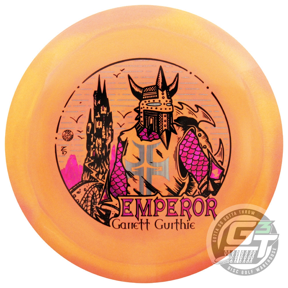 Infinite Discs Limited Edition 2023 Signature Garrett Gurthie Swirly S-Blend Emporer Distance Driver Golf Disc