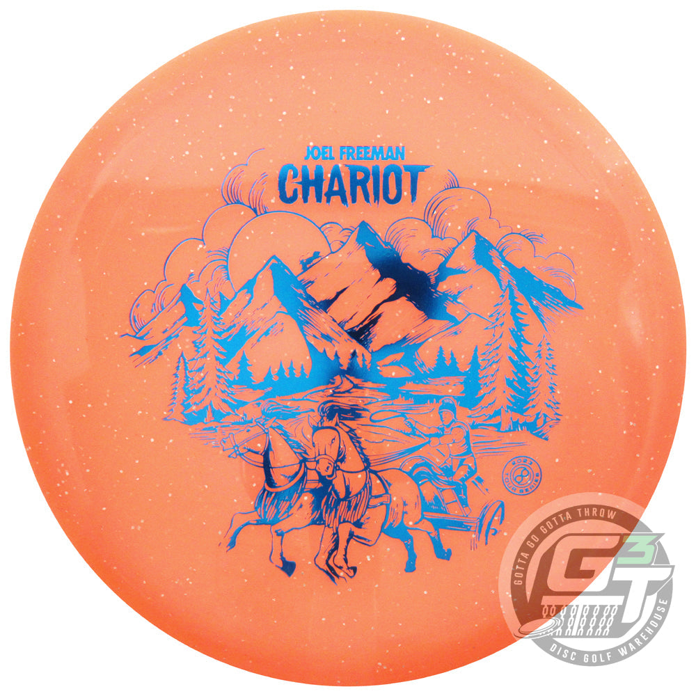 Infinite Discs Limited Edition 2023 Signature Joel Freeman Glow Metal Flake C-Blend Chariot Midrange Golf Disc