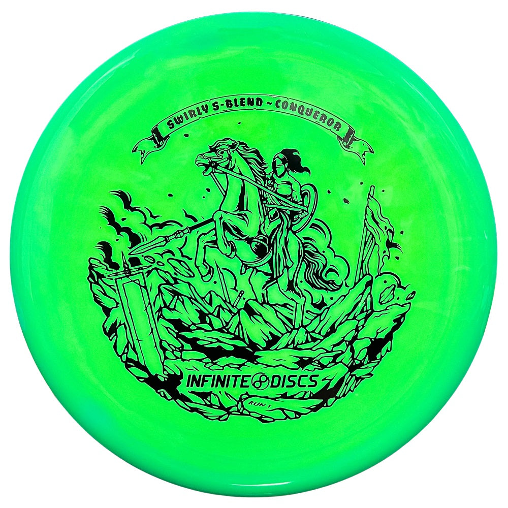 Infinite Discs Swirly S-Blend Conqueror Distance Driver Golf Disc