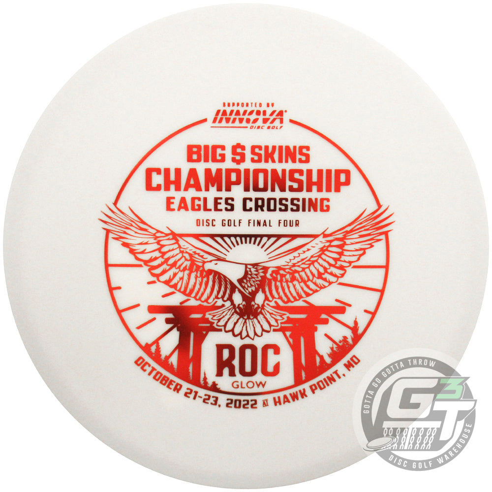 Innova Limited Edition 2022 Eagles Crossing Skins Championship Glow DX Roc Midrange Golf Disc