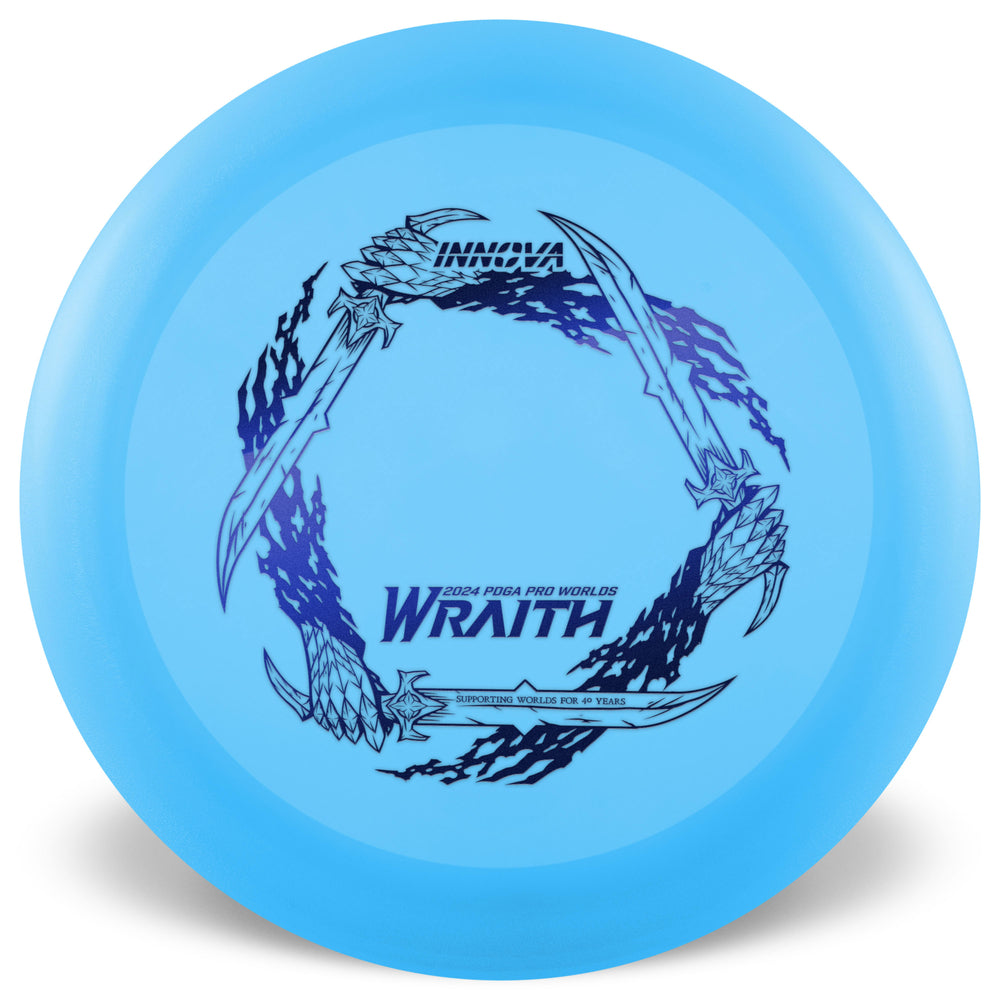 Innova Limited Edition 2024 PDGA Pro Worlds Glow Champion Wraith Distance Driver Golf Disc