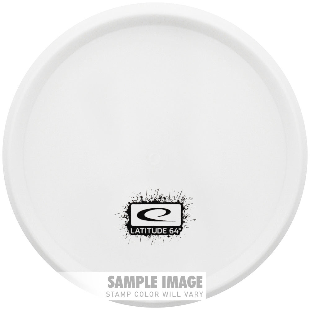 Latitude 64 Blank Canvas Bottom Stamp Gold Line Claymore Midrange Golf Disc