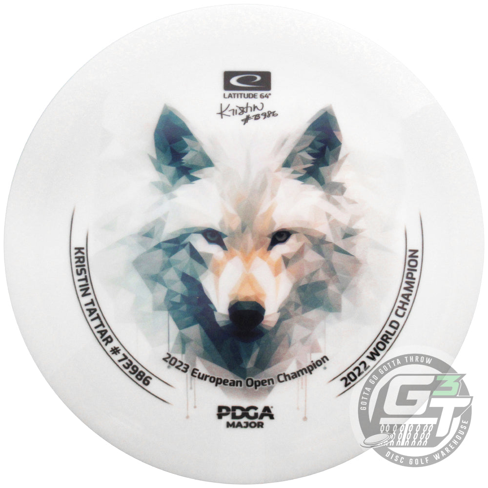 Latitude 64 Limited Edition Kristin Tattar 2023 European Open DyeMax Gold River Fairway Driver Golf Disc