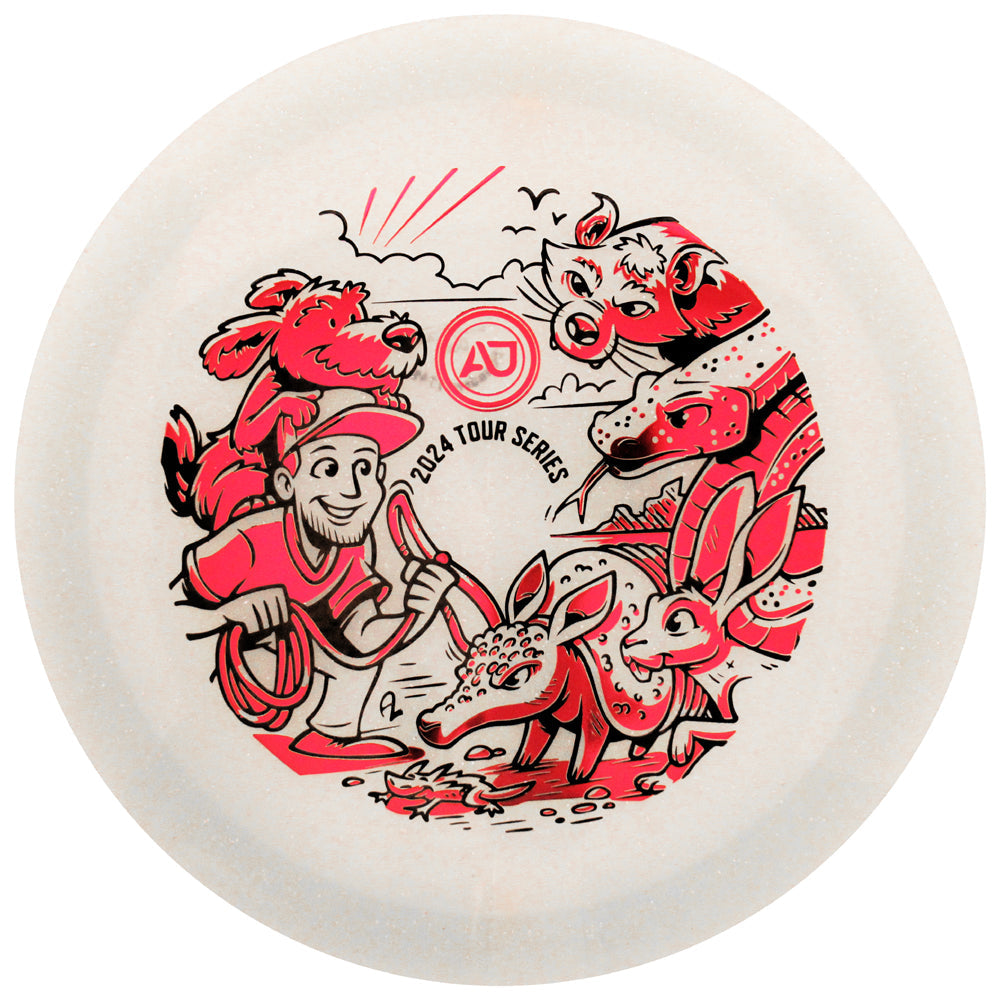 Lone Star Limited Edition 2024 Tour Series AJ Carey Glow Founder's Wrangler Fairway Driver Golf Disc